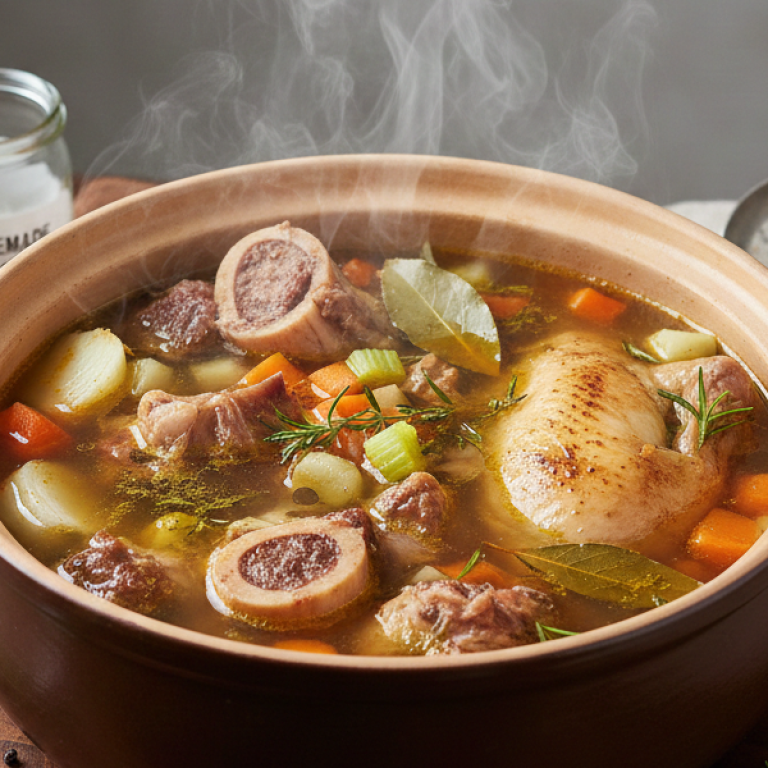homemade bone broth